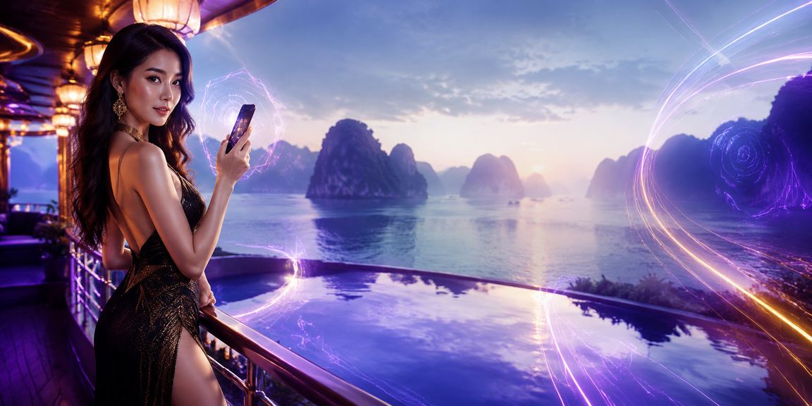 Không khí cá cược esports sôi động tại vịnh Hạ Long về đêm